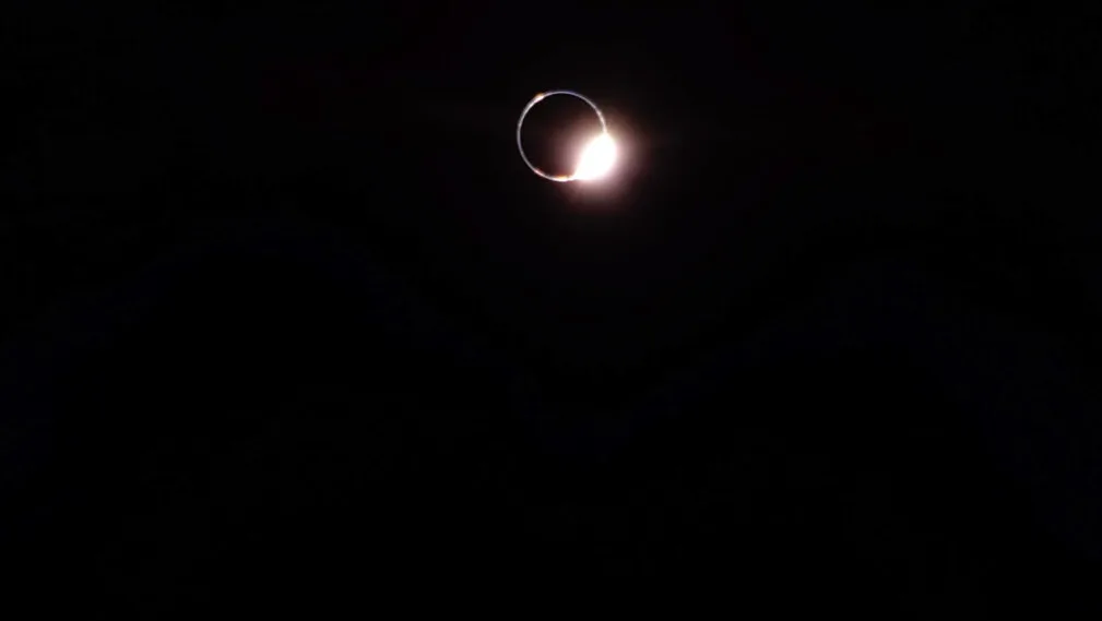 Firefly’s Blue Ghost lander snapped an incredible pic of a solar eclipse from the Moon