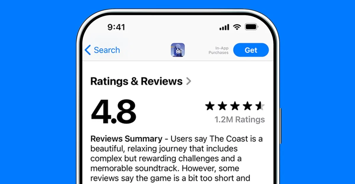AI-generated review summaries are coming to Apple’s app store