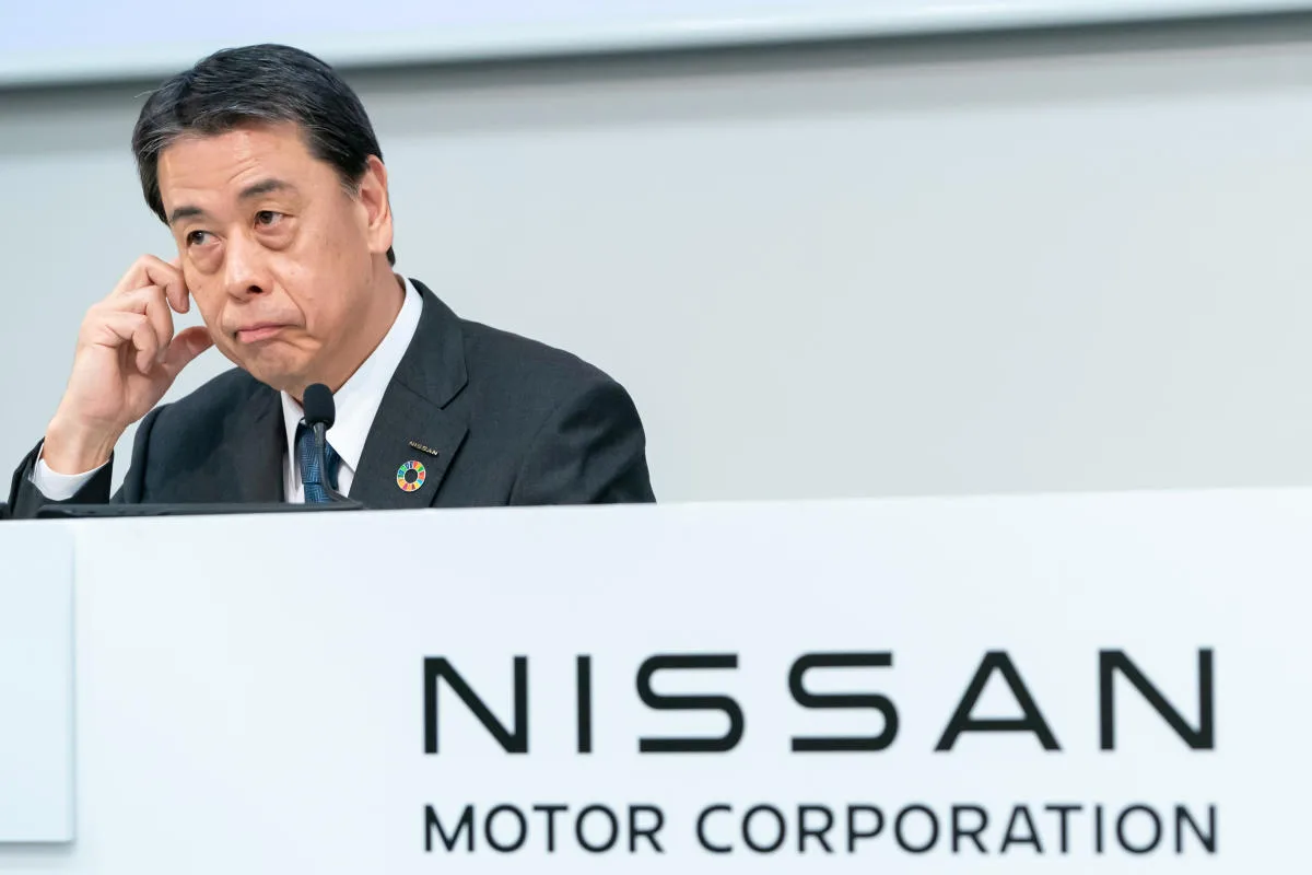 Nissan announces its CEO will step down just one month after failed merger talks with Honda