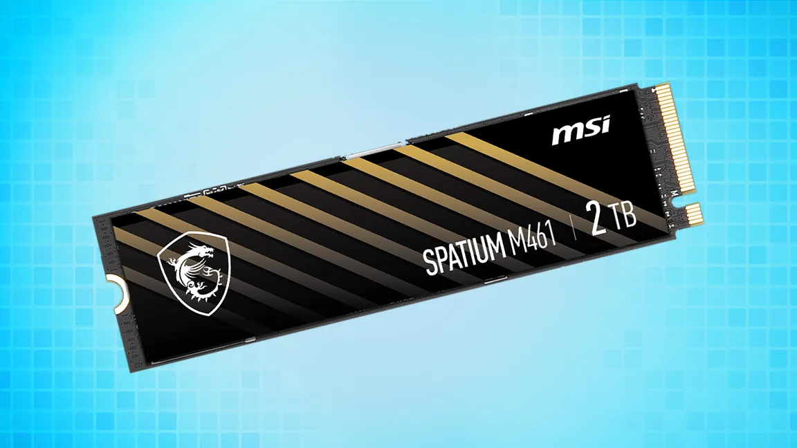 2TB MSI Spatium M461 SSD is on sale for $84 —  just 4 cents per GB