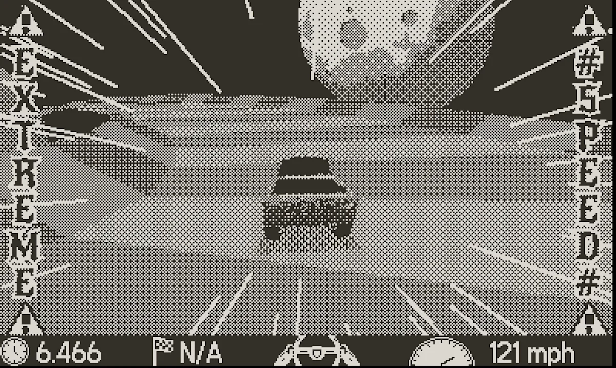 The Playdate game Jump Truck is a flippin’ good time