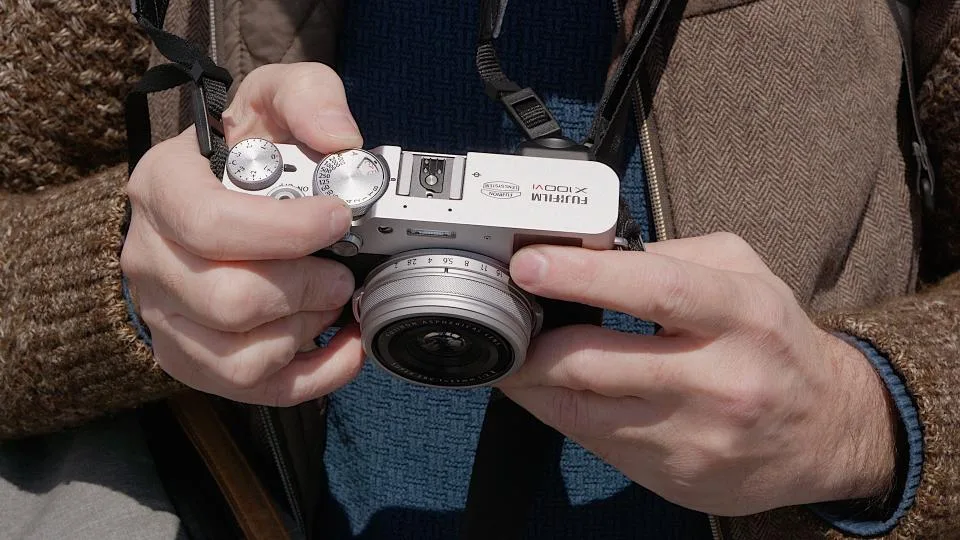 Fujifilm teases a medium-format version of its viral X100 VI compact camera