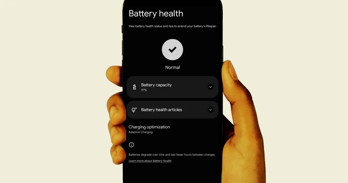 Android 16’s latest beta adds an iPhone-like Battery Health tool