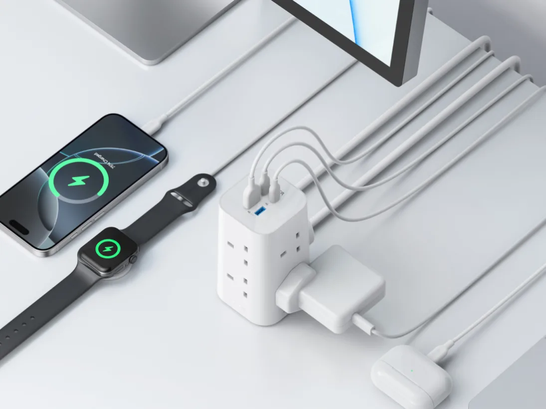 Anker launches new 12-in-1 tower power strip with switch