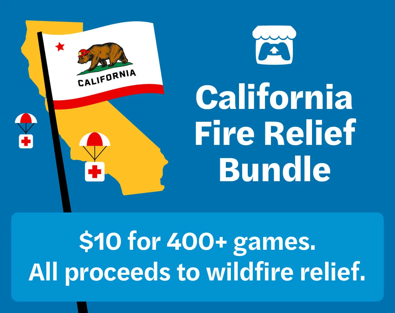 99% discount for a good cause: $3,200 worth of game bundles for $10