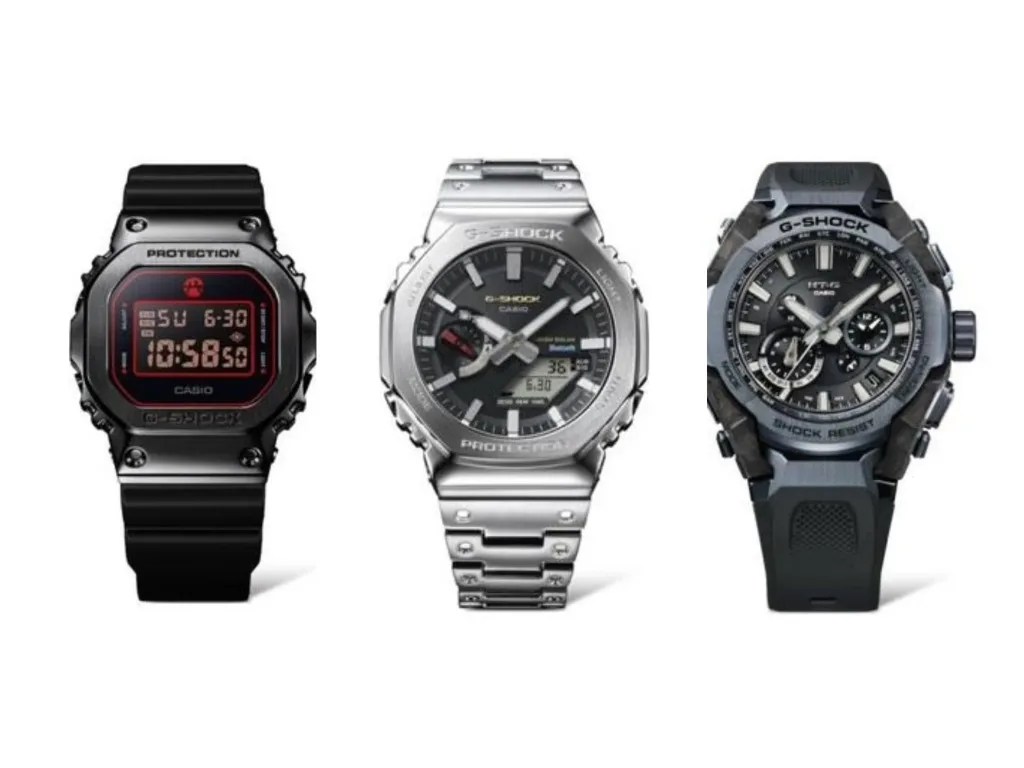 3 brand-new Casio G-Shock models surface with metal builds and striking designs