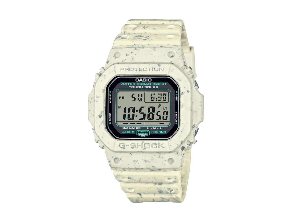 Casio introduces new G-Shock G-5600BG-5JR with a recycled resin build