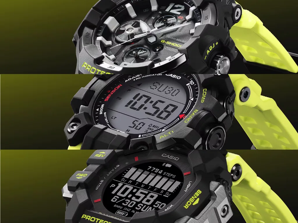 New Casio G-Shock Master of G watches with step counter and solar charging launched in the US