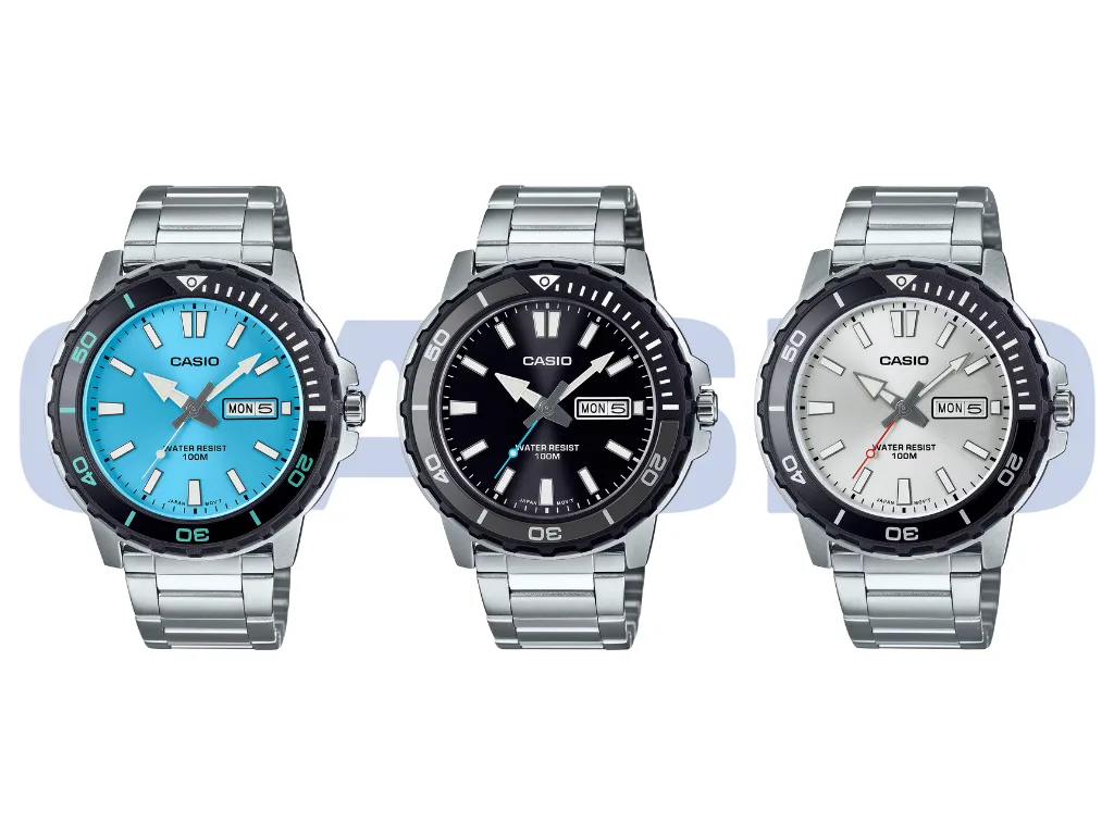 3 new Casio MTD-125D watch colorways spotted online ahead of launch