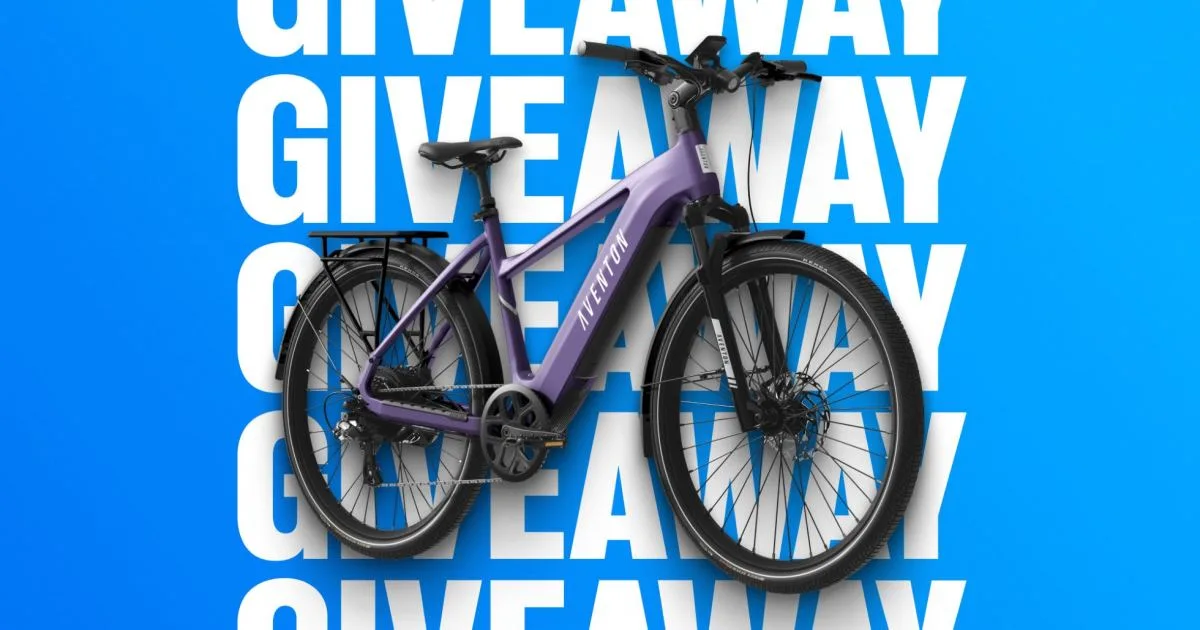 Win the Aventon Level 3 Commuter E-bike by joining this giveaway
