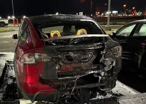 Suspect arrested in Molotov cocktail attack on Salem Tesla dealership case