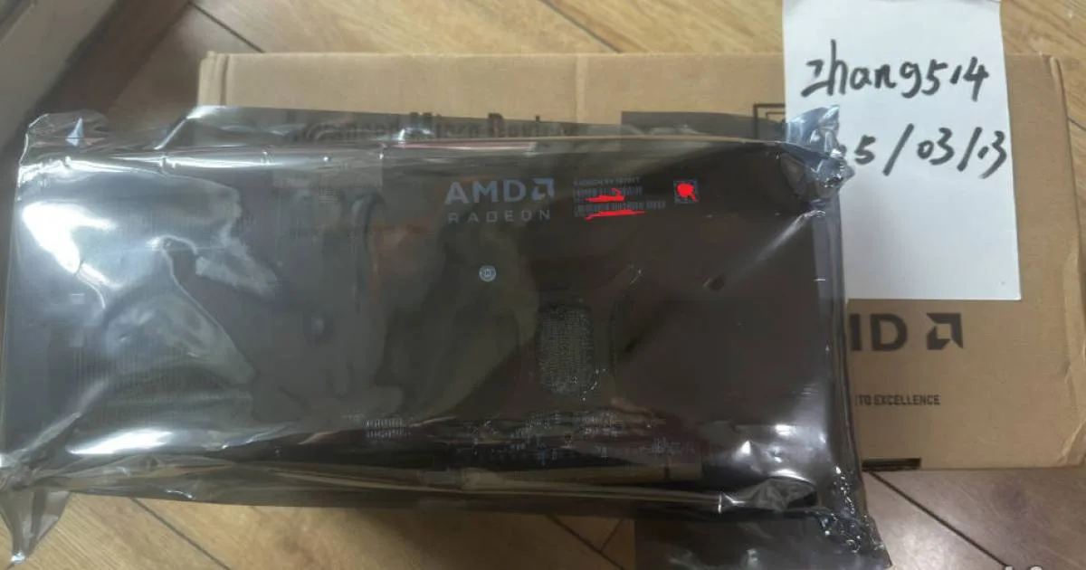 Leaked images of an AMD GPU have me wishing it was real