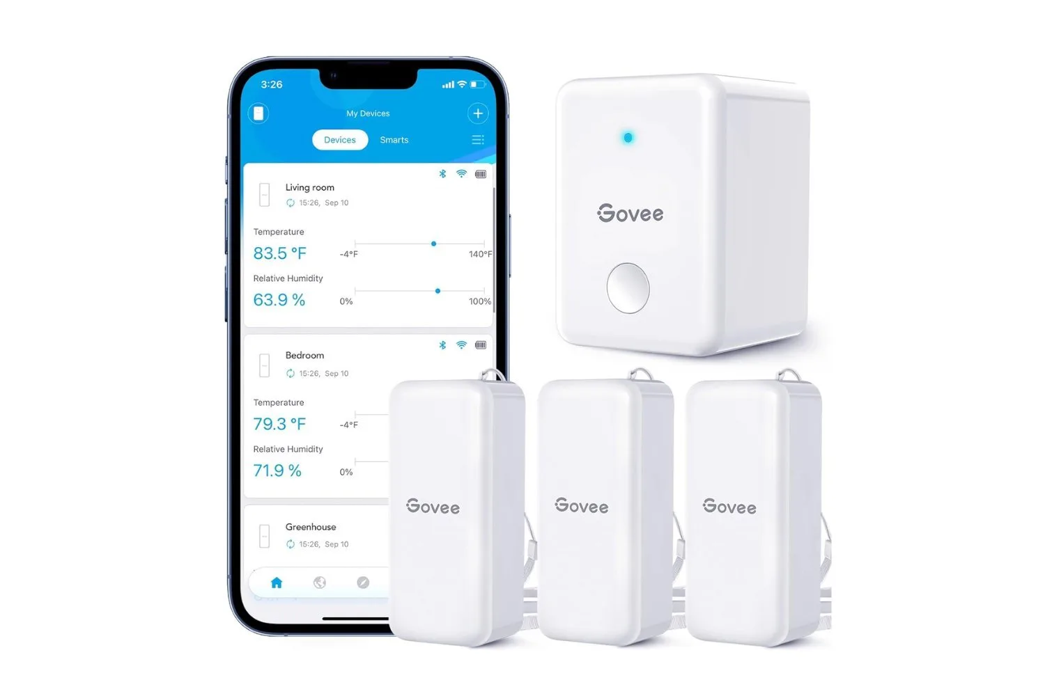 Govee WiFi Hygrometer Thermometer Sensor 3-Pack Just Got Cheaper, Now Under $19 Each