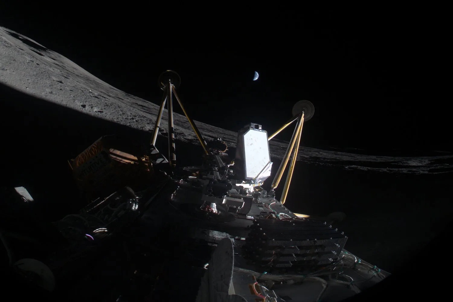 Intuitive Machines Moon Lander Confirmed Dead After Toppling on Its Side