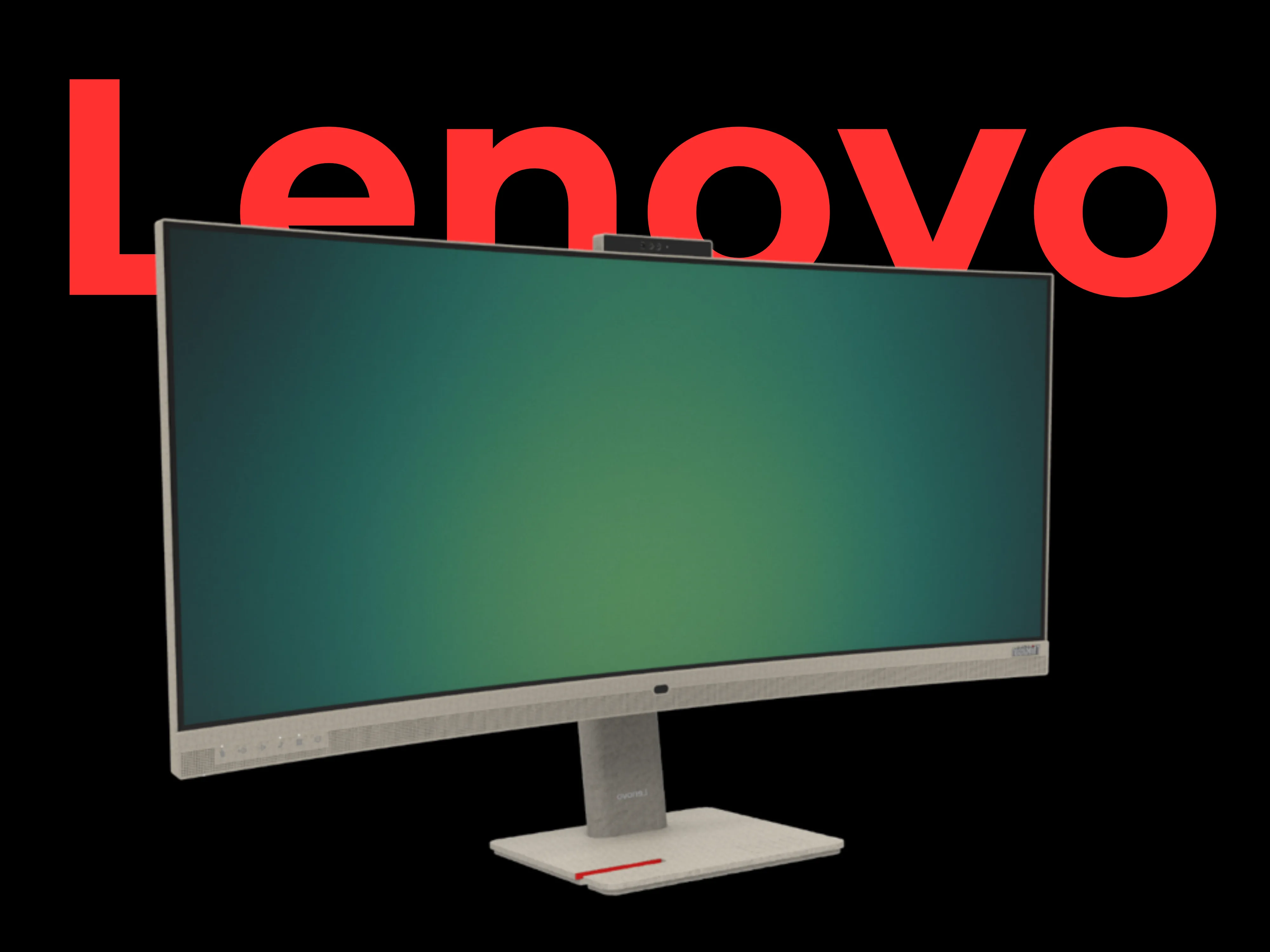 Lenovo presents an AI display monitor with a built-in NPU