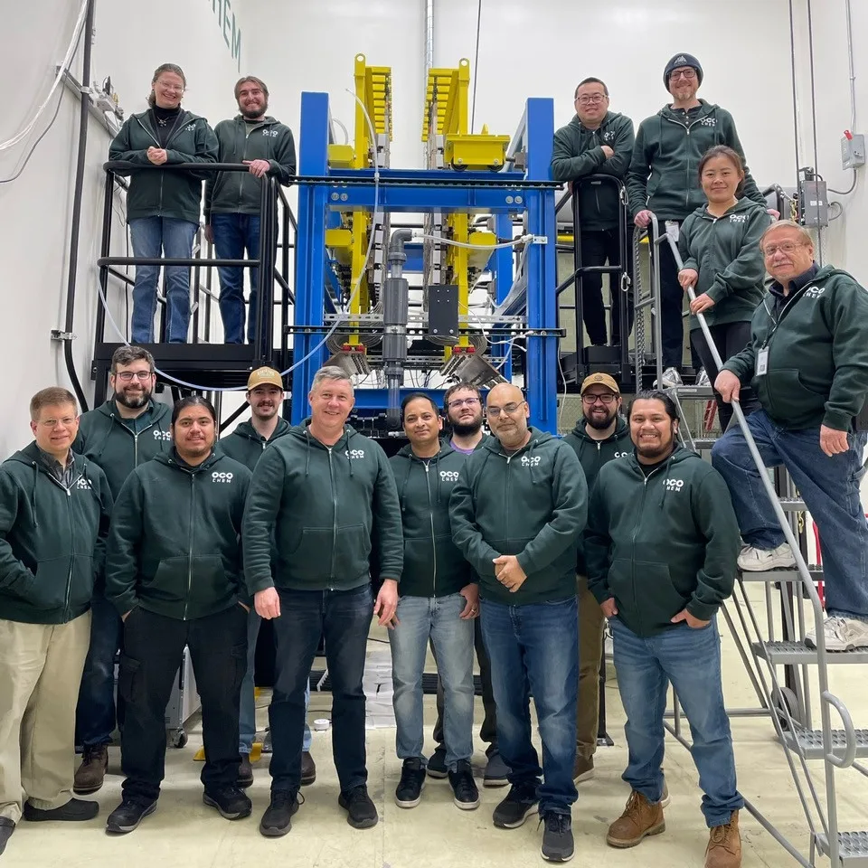 OCOchem prepares to flip the switch on tech for turning captured CO2 into industrial chemicals