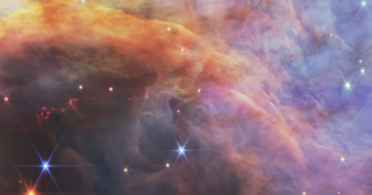 James Webb captures a stunning view of the dreamy Flame Nebula