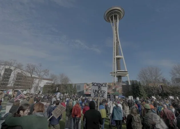 Researchers, politicians rally for science in Seattle as part of national protest against Trump cuts