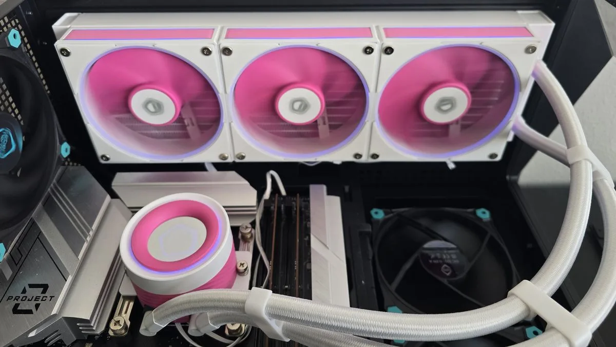 ID-Cooling FX 360 INF Pink Review: Stylishly pink, but loud in more ways than one