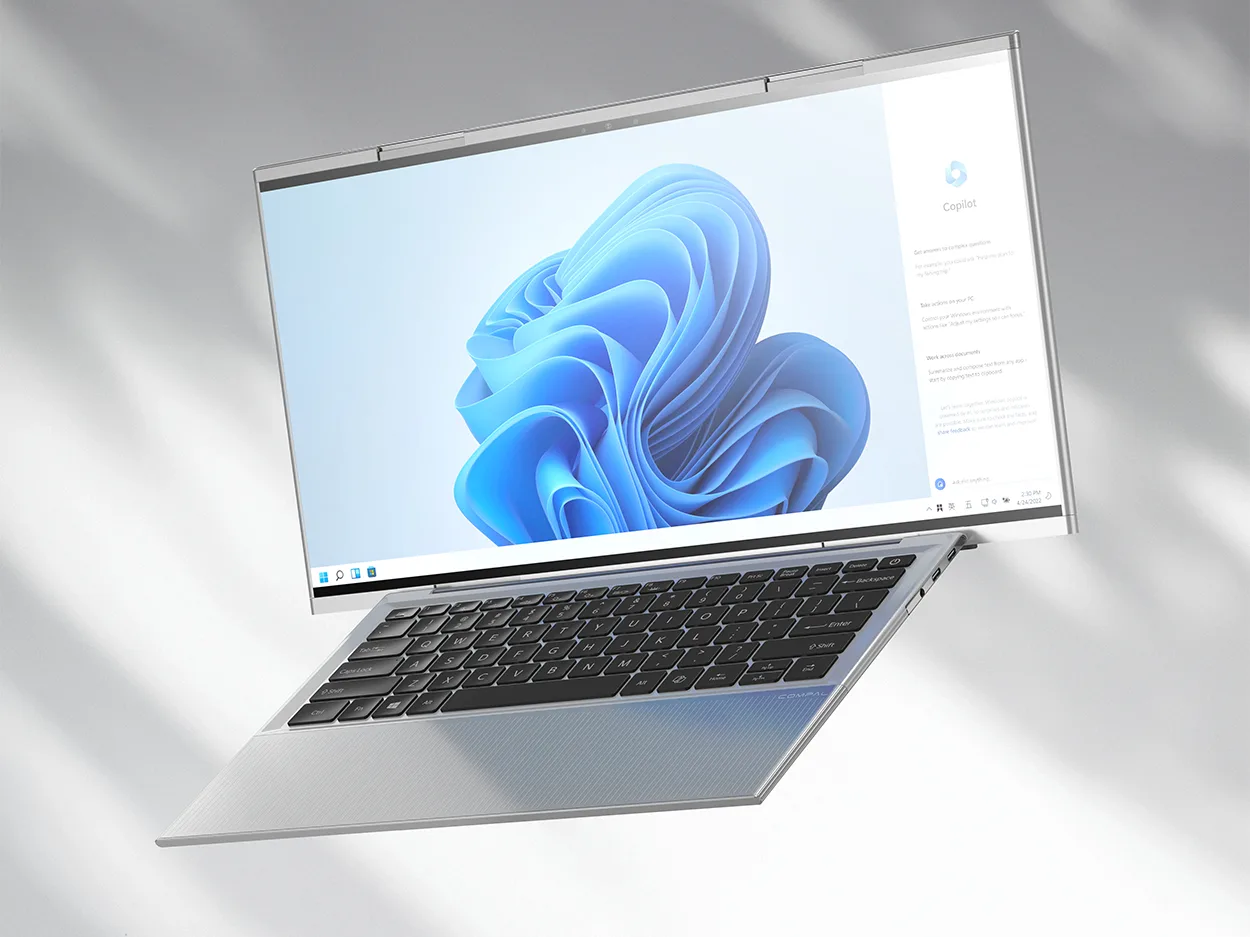 Compal Infinite: Company presents concept laptop with 18-inch rollable display