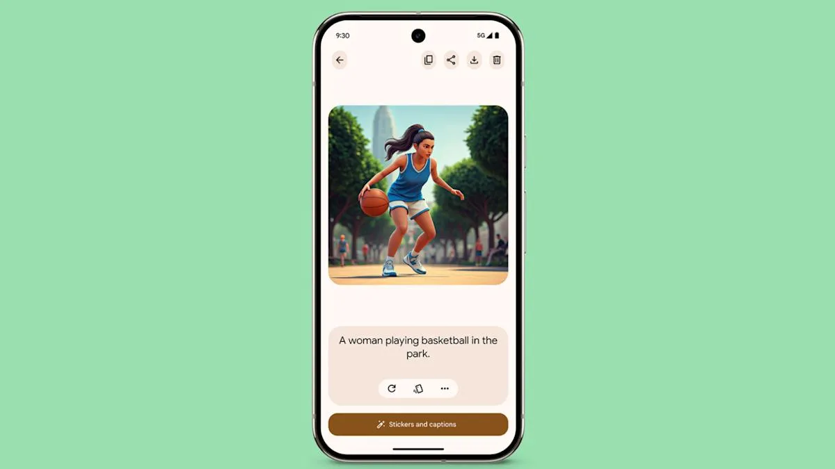 Google's Pixel Studio can now generate images and stickers of people