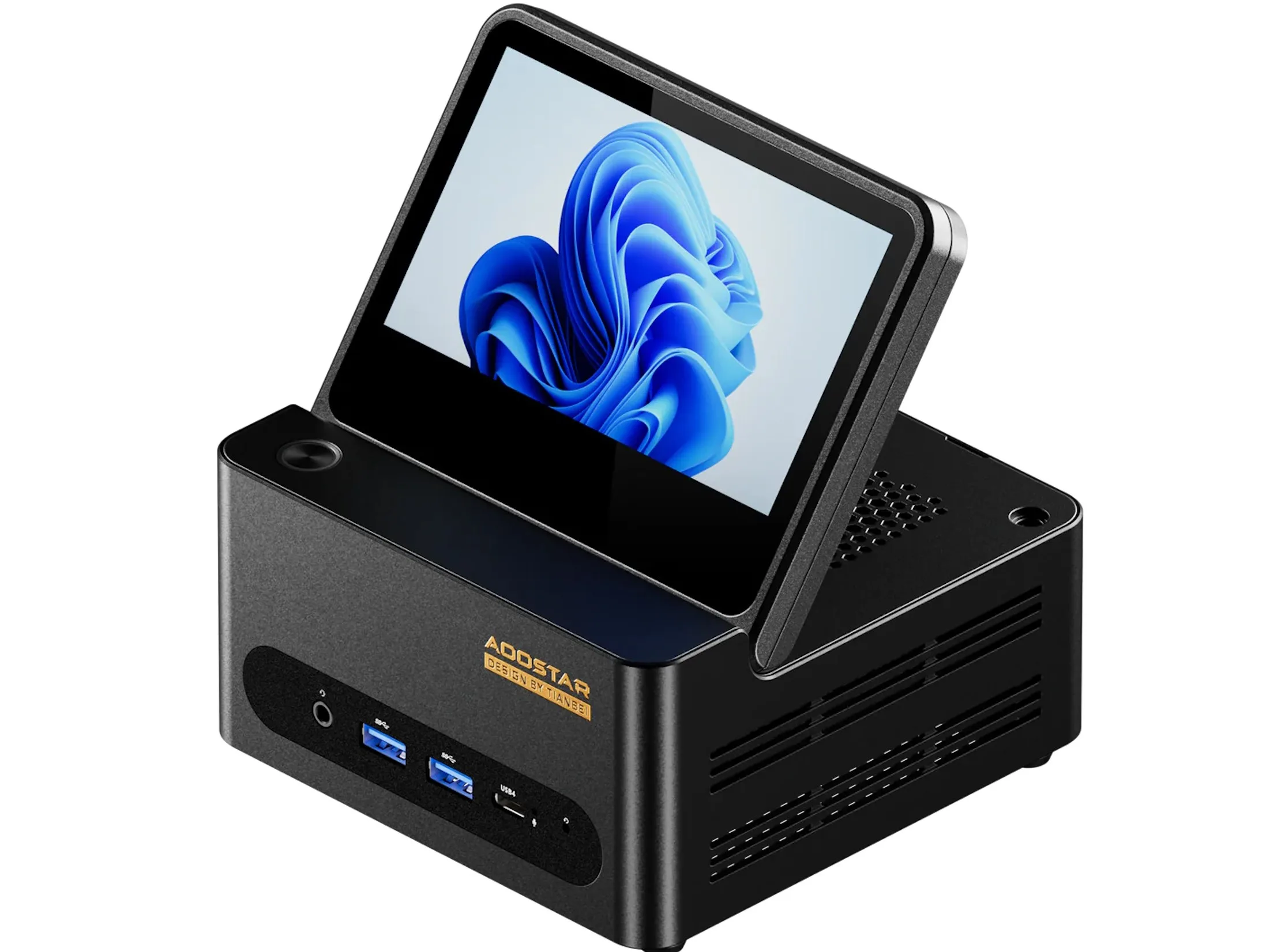 Aoostar launches G-Flip mini PC with built-in display, AMD Ryzen AI 9 HX 370 and eGPU support