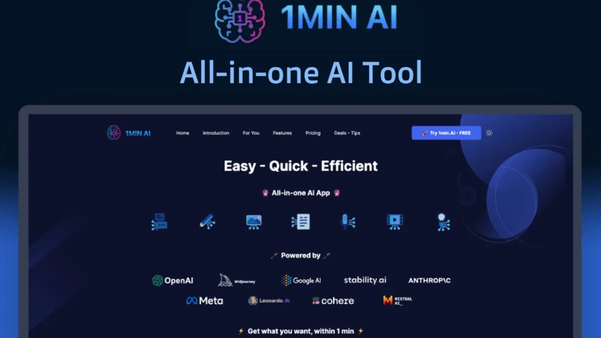 Pay once for an all-in-one AI tool for blogging, branding, and beyond