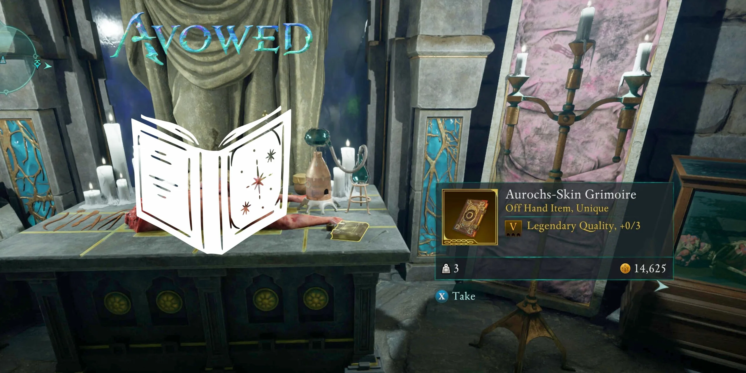 The Unique Aurochs-Skin Grimoire Location In Avowed