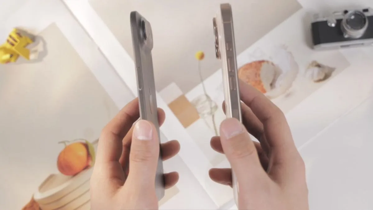 iPhone 17 Air could be this thin — new photo vs iPhone 16 Pro Max