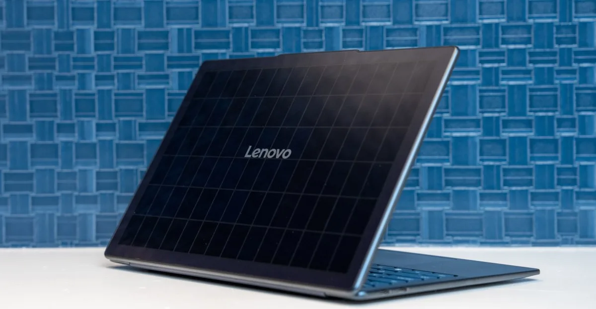 Lenovo’s new concept laptop can be charged by the sun