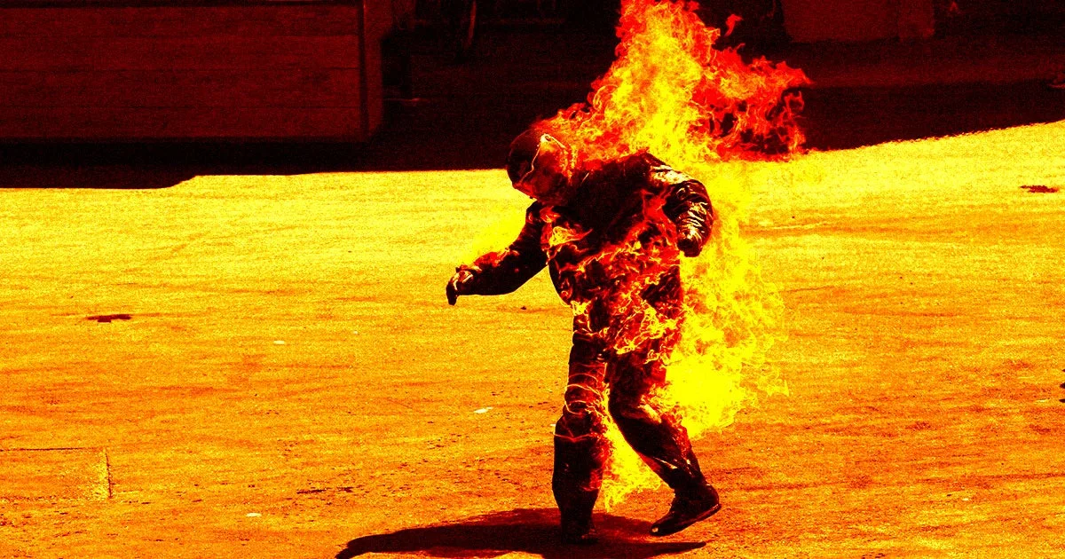 Man Tries to Set Tesla Chargers on Fire, Accidentally Sets Himself on Fire As Well