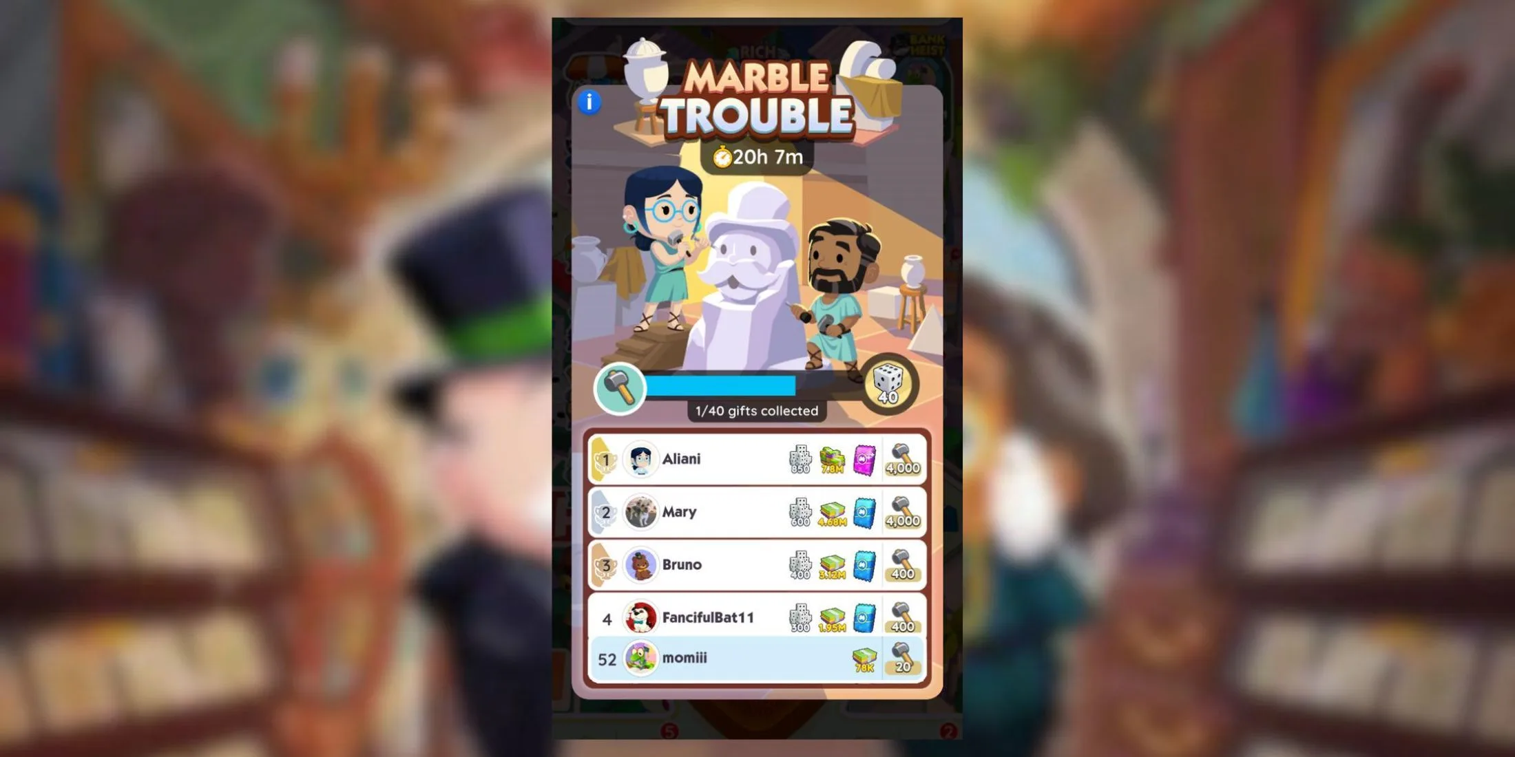 Monopoly GO: Marble Trouble Rewards And Milestones