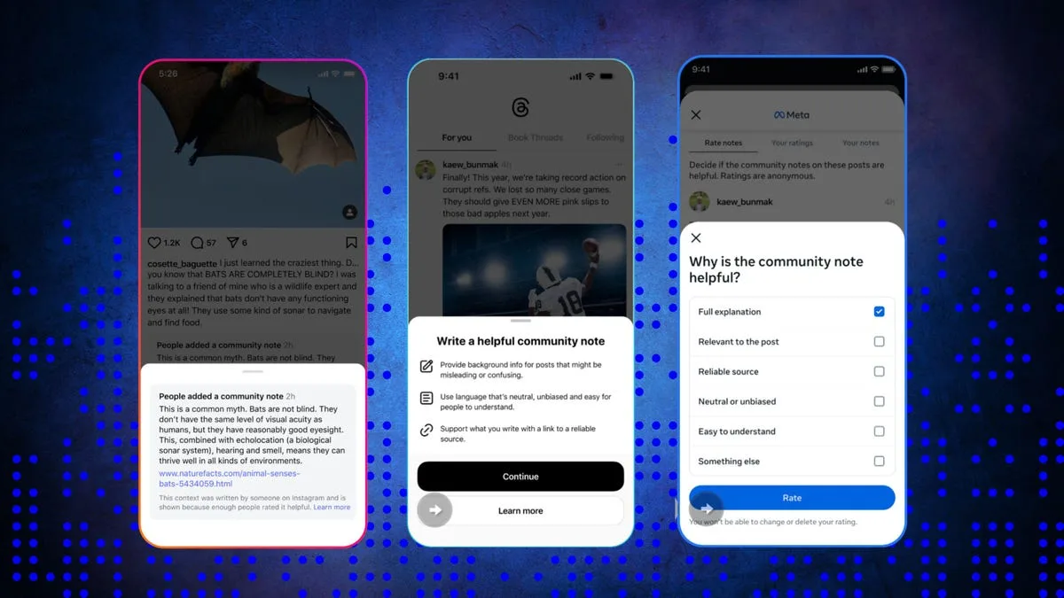 Meta's Community Notes test begins next week – with X's algorithm