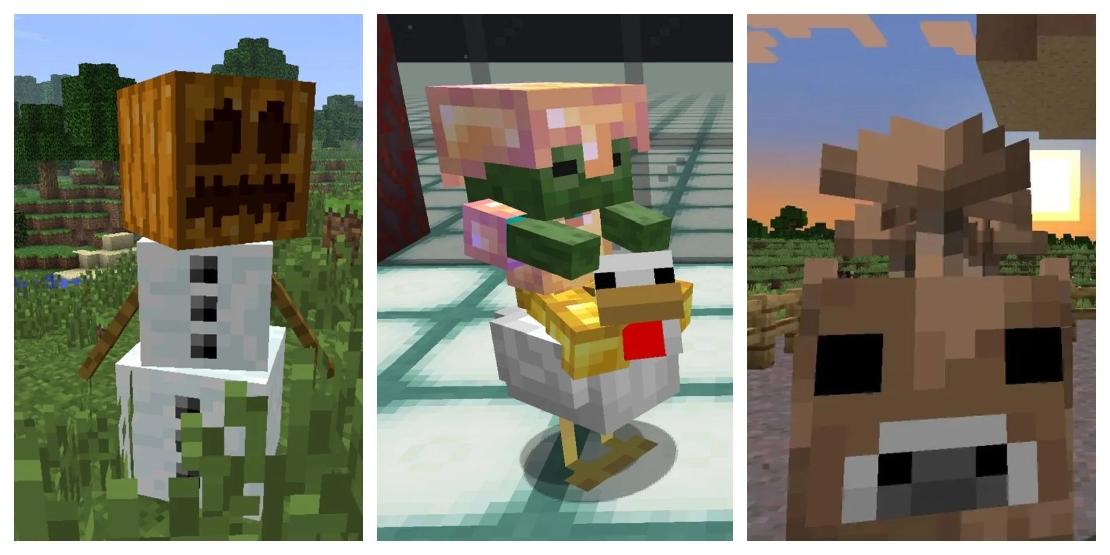 Rarest Minecraft Mob Variants