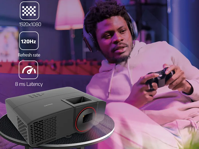 Philips Screeneo GamePix 800 Smart: New 120 Hz gaming projector previewed before April launch
