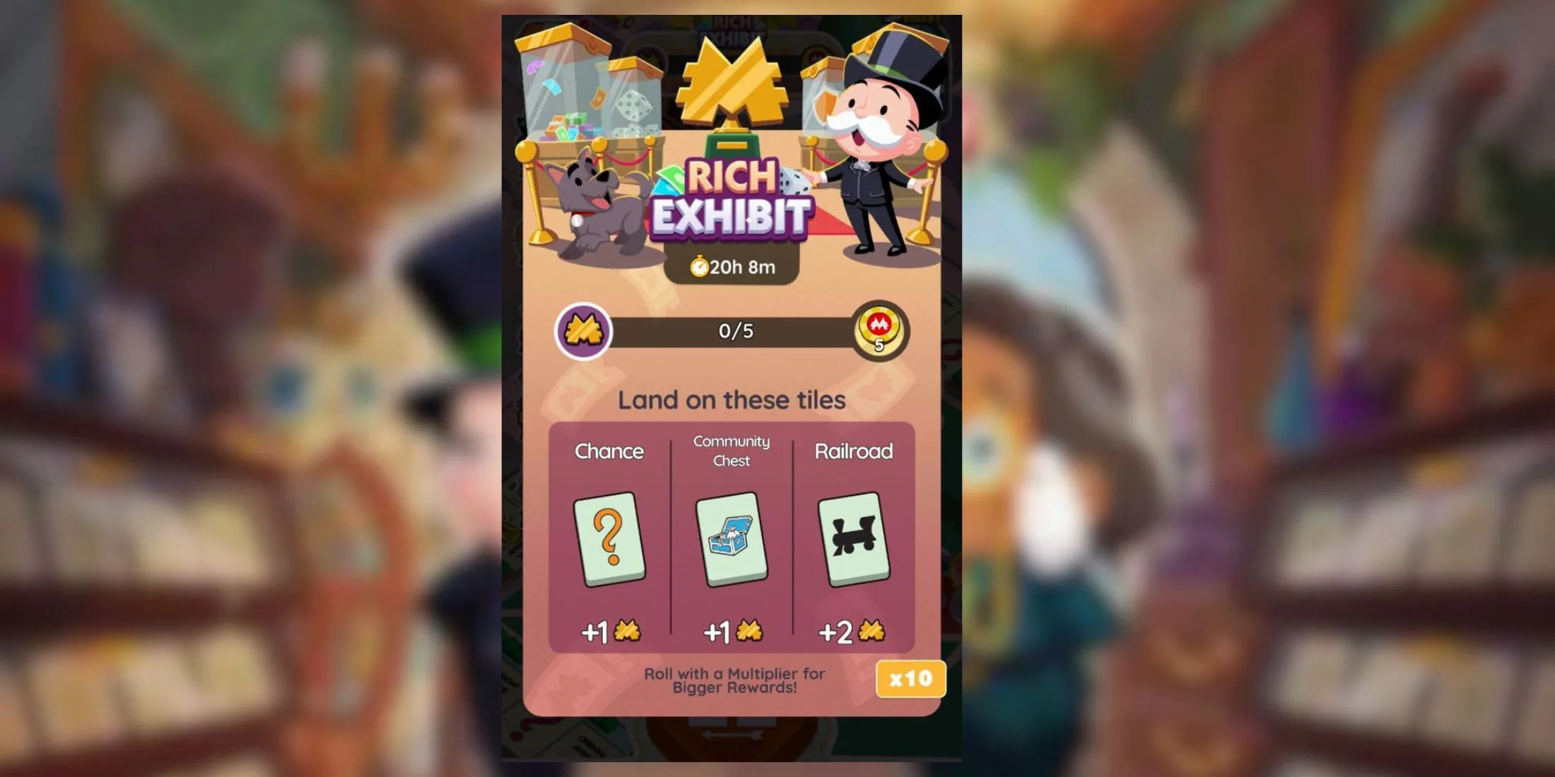 Monopoly GO: Rich Exhibit Rewards And Milestones