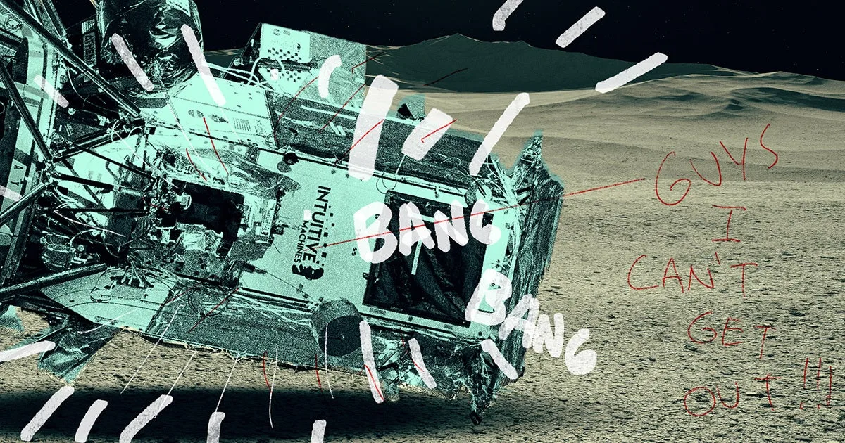 Robot Survived Failed Lunar Landing But Was Trapped Inside and Died Afterward