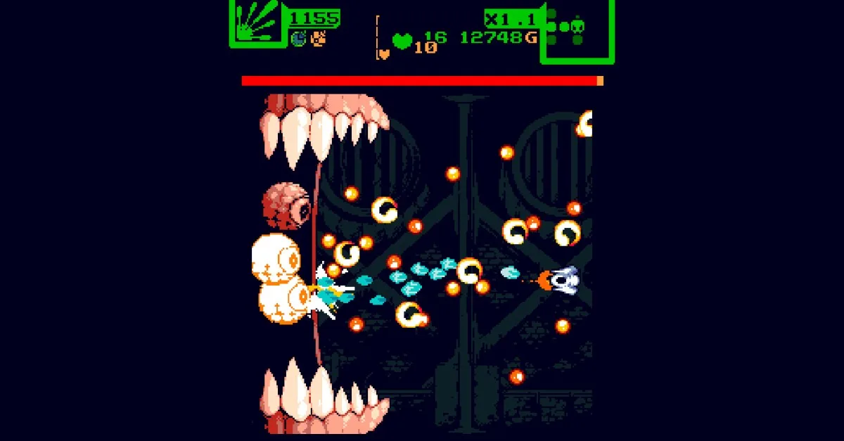 This bullet hell shooter mixes retro and modern in all the right ways