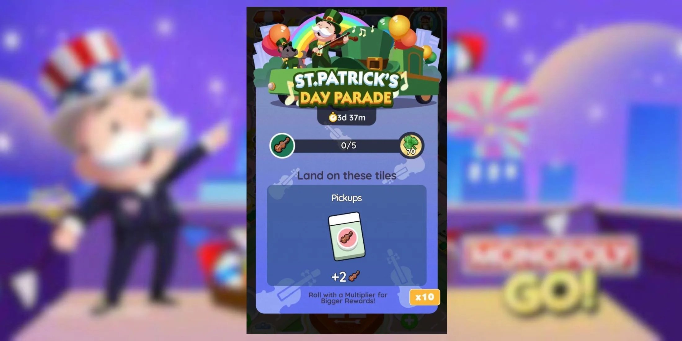 Monopoly GO: St. Patrick's Day Parade Rewards And Milestones