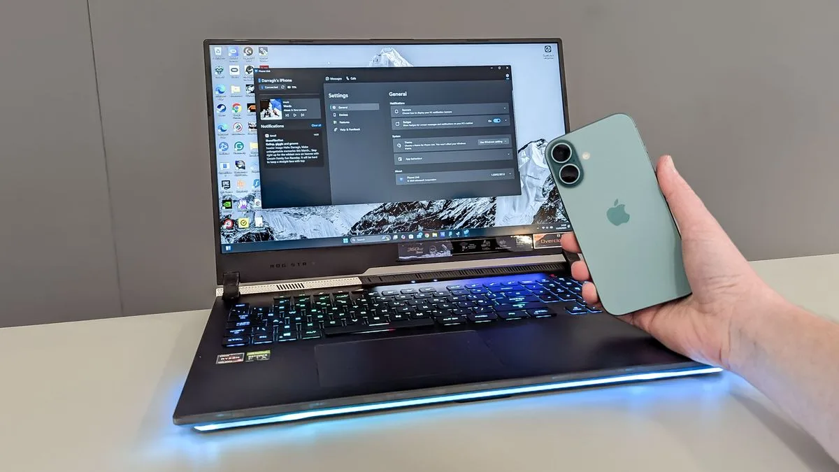 I paired my iPhone 16 with a Windows PC — and Microsoft Phone Link can't compete with a MacBook