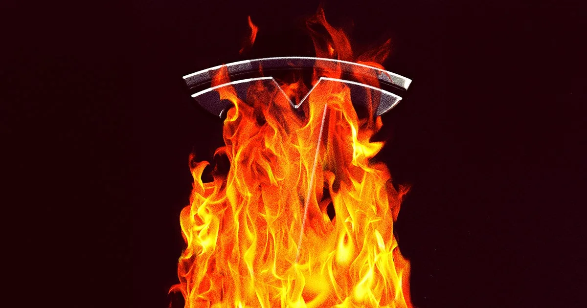 Arsonists Set Fire to a Dozen Teslas, Charging Stations Amid "Anti-Capitalist Coordination to Target Tesla" 