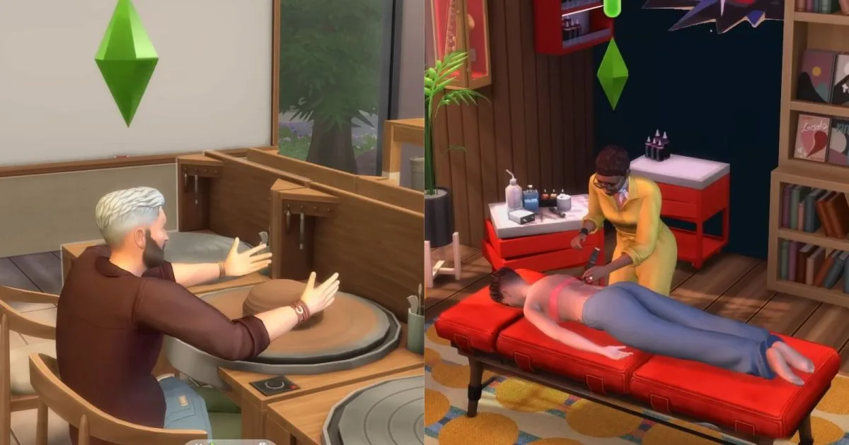 The Sims 4 Businesses and Hobbies: Pottery and Tattoo skills guide