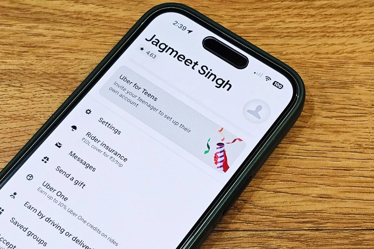 Uber is piloting accounts for teenagers in India