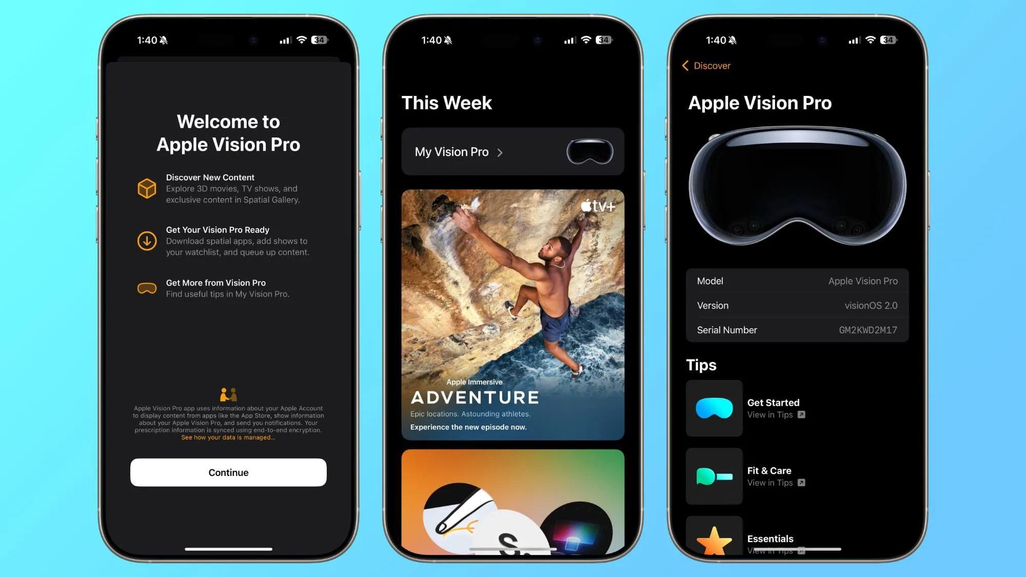 Vision Pro App for iPhone Available in iOS 18.4 Beta 2