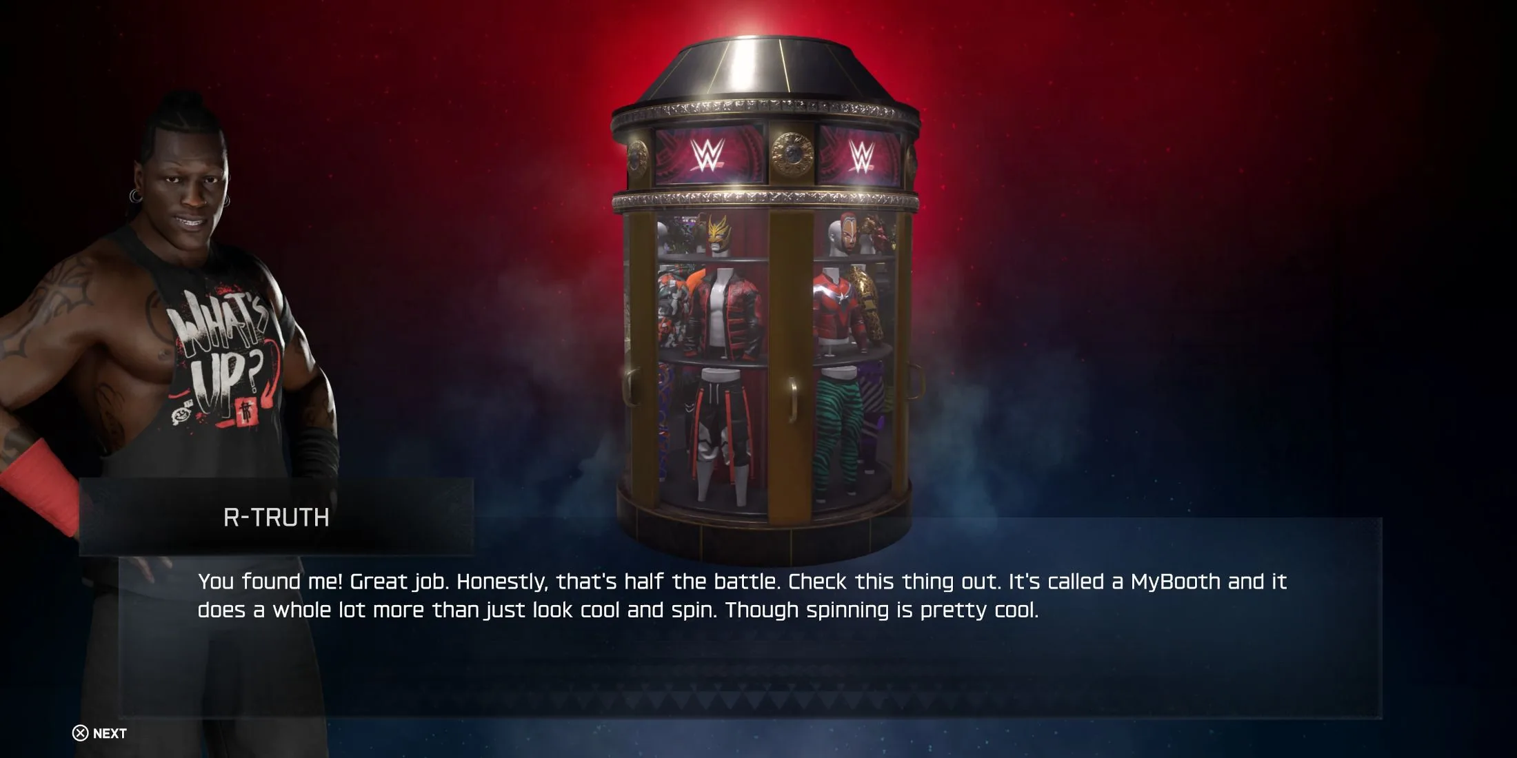 WWE 2K25: R-Tutor Walkthrough (R-Truth at MyBooth & Arcade of Tomorrow)