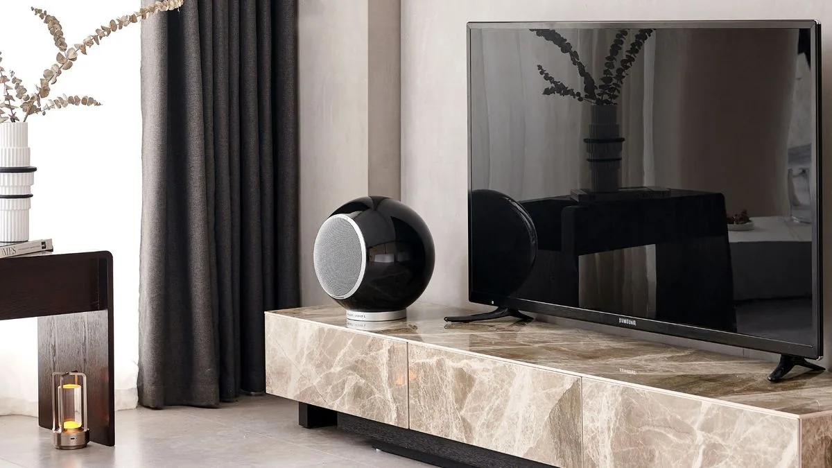 These planetoid speakers make me feel like I’m living in The Jetsons